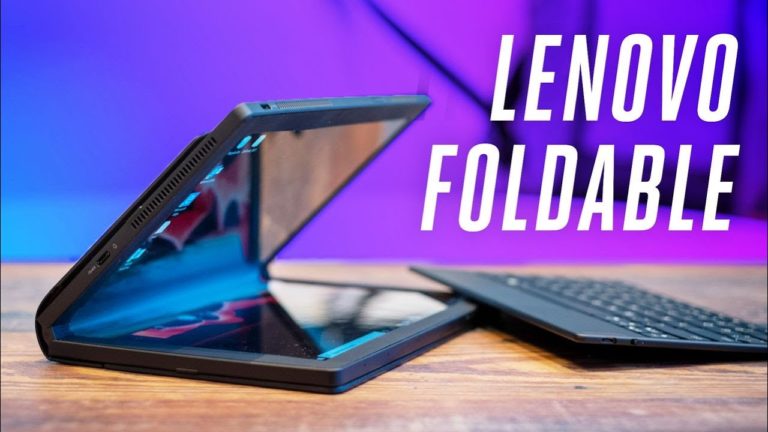 Lenovo lansează primul laptop pliabil