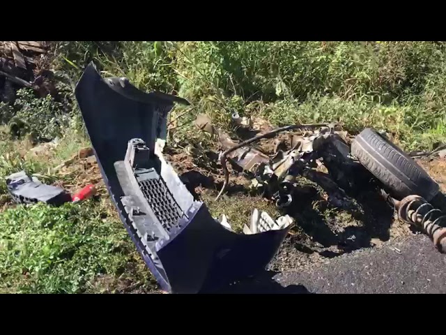 VIDEO/Accident provocat de un şofer de 72 de ani, la Răcari