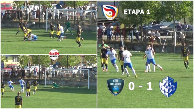 Liga 3 / Victorie muncită pentru CSO Filiași la Alexandria (rezumat video)