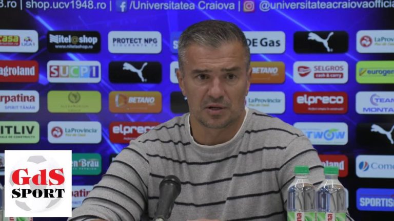 „U“ Craiova – Iași 1-0 / Daniel Pancu, nemulțumit de rezultat