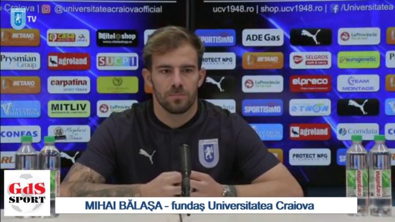 Dinamo – „U“ Craiova / Mihai Bălaşa: „Mergem încrezători, vrem cele 3 puncte!“