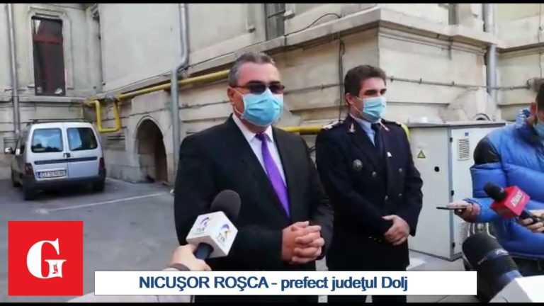 VIDEO / Prefectura Dolj avertizează: „Lupta cu coronavirusul se dă în afara spitalelor“