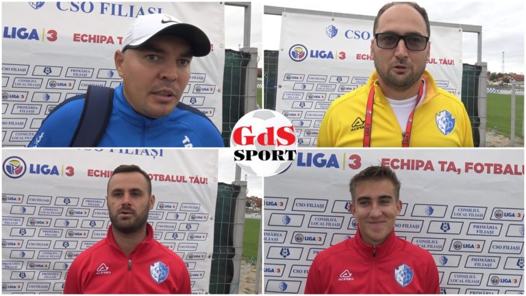 Cupa României / Reacţiile de după partida CSO Filiaşi – Pandurii Târgu Jiu 2-0