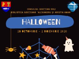 Biblioteca Județeană „Alexandru și Aristia Aman” marchează, printr-o serie de opt ateliere online, Halloween-ul