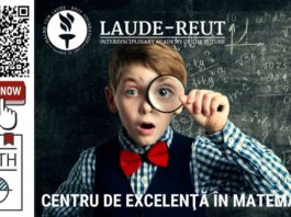 LAUDE-REUT este centru de excelență matematică pentru gimnaziu