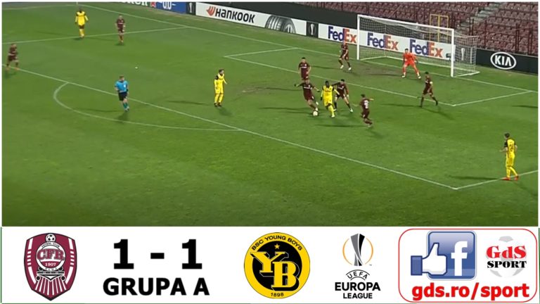 Liga Europa / CFR Cluj – Young Boys Berna, scor 1-1. Vezi rezultatele înregistrate!