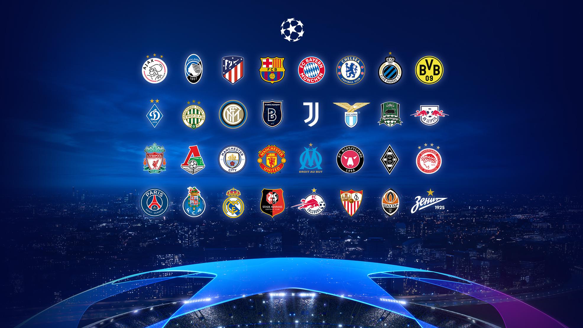 echipele calificate in champions league