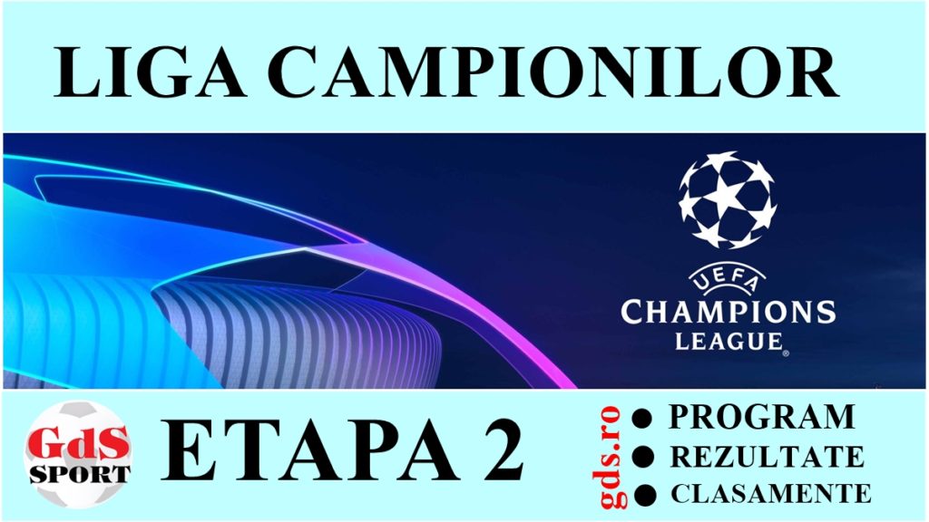 Liga Campionilor / Programul meciurilor din etapa a 2-a
