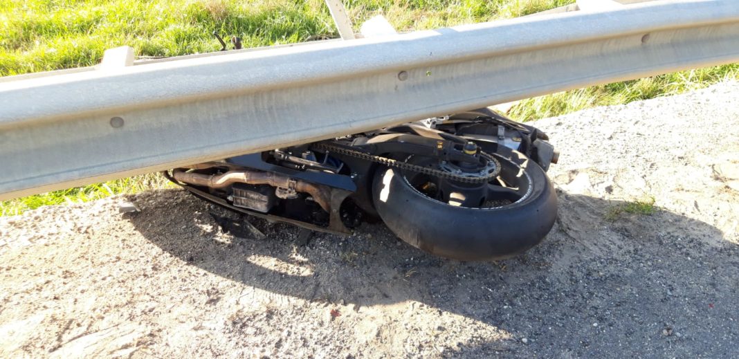 Motociclist rănit într-un accident în Defileul Jiului