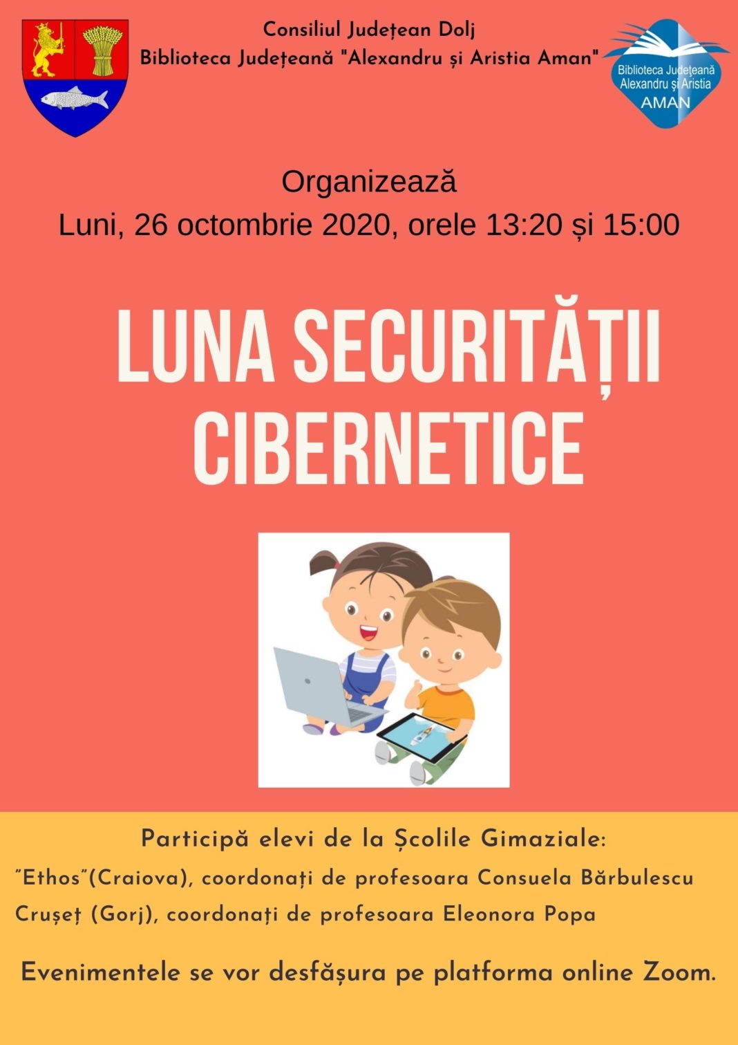 Biblioteca Aman marchează „Luna securității cibernetice”