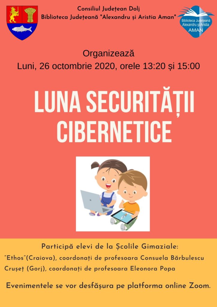 Craiova: Luna securității cibernetice la Biblioteca Aman