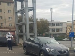 O femeie a fost acroșată de o mașină în Slatina