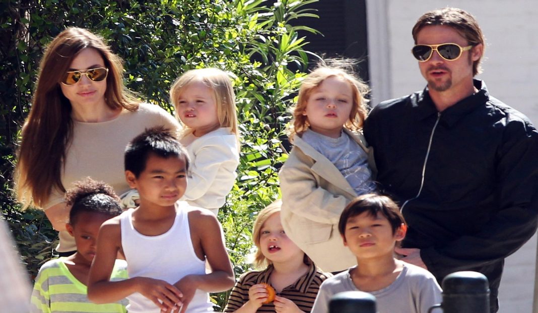 Brad Pitt şi Angelina Jolie, din nou la tribunal pentru custodia celor şase copii