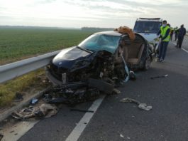 Un accident rutier a avut loc pe centura municipiului Caracal între două autoturisme și o autoutilitară