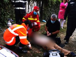 Accident mortal la Brezoi, victima este o femeie de 62 de ani