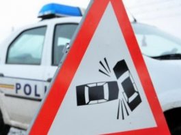 Târgu Jiu: Accident rutier provocat de un tânăr băut și fără permis auto
