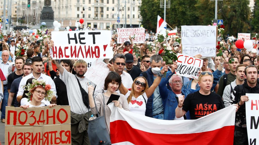 317 persoane, arestate de poliţia din Belarus la protestele de duminică