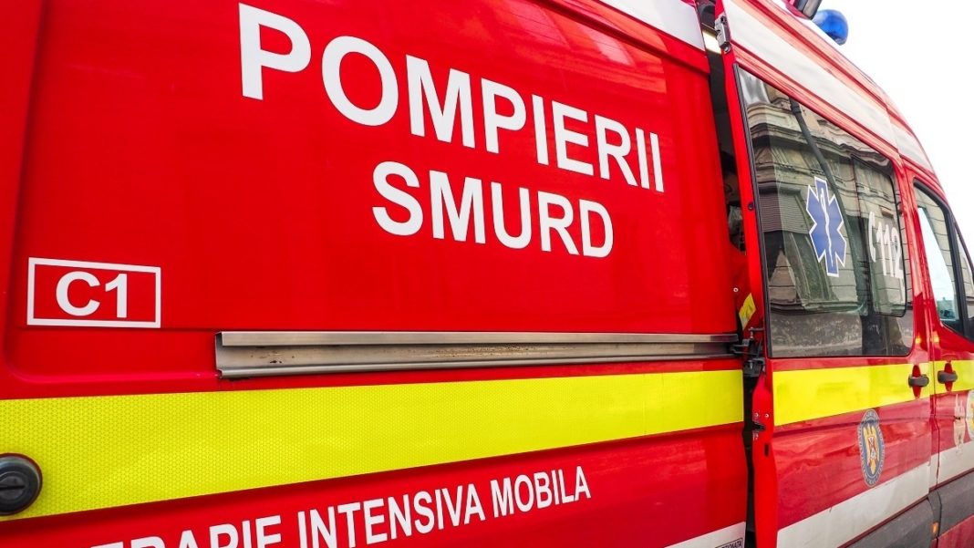 Victima a fost transportată la spital