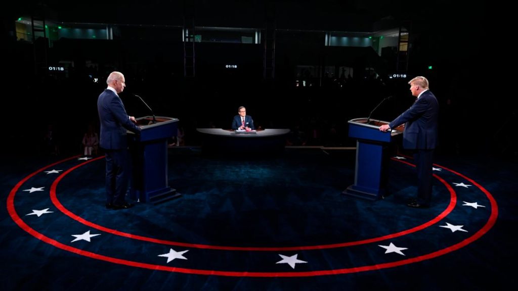 Trump vs Biden, dezbatere finală joi