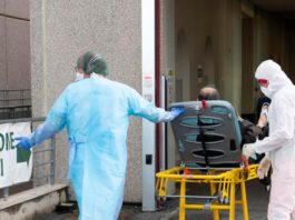 Italia a raportat ieri o scădere a cazurilor noi de infectare depistate