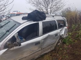 Accident rutier în Olt, un bărbat băut a ieșit cu autoturismul în afara carosabilului