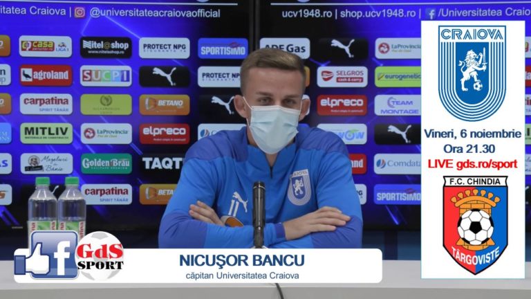 „U“ Craiova – Chindia / Nicuşor Bancu spune că scorul nu contează, punctele să iasă