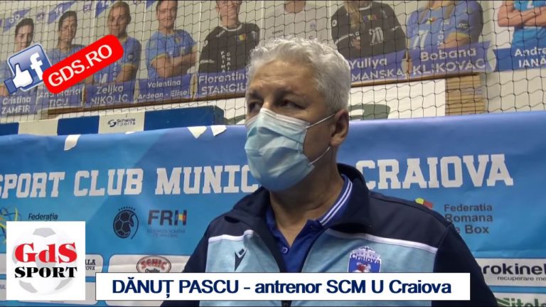 VIDEO / Dănuț Pascu: „Sunt mulțumit de rezultate și de jocul echipei!“