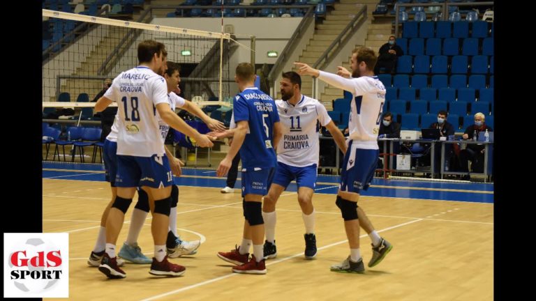 FOTO | Victoria voleibaliștilor de la SCM „U“ Craiova, 3-1 cu „U“ Cluj, în imagini
