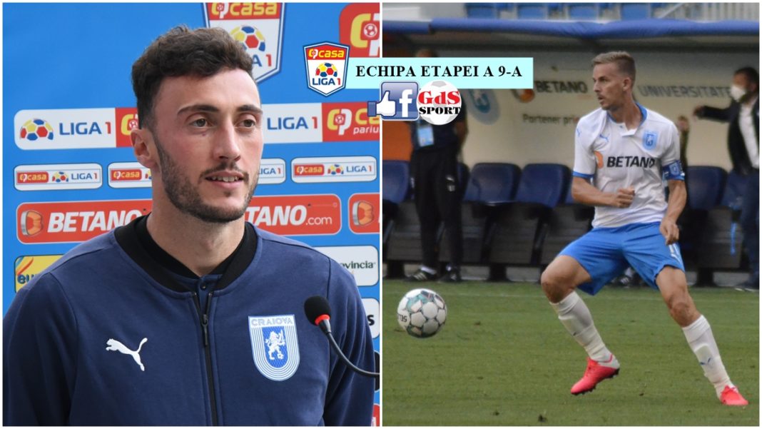 Mirko Pigliacelli şi Nicuşor Bancu s-au impus în echipa etapei a 9-a din Liga 1