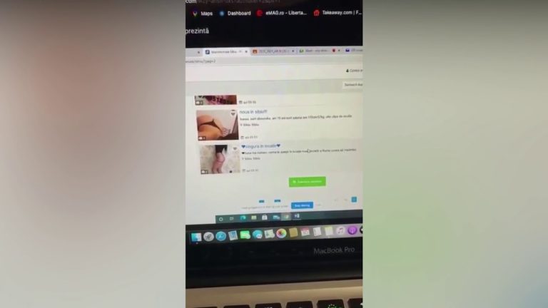 VIDEO. Profesor din Sibiu, filmat de studenți în timp ce căuta prostituate pe net