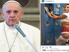 Scandal la Vatican: Fotografia unui model brazilian, apreciată de pe contul de Instagram al Papei