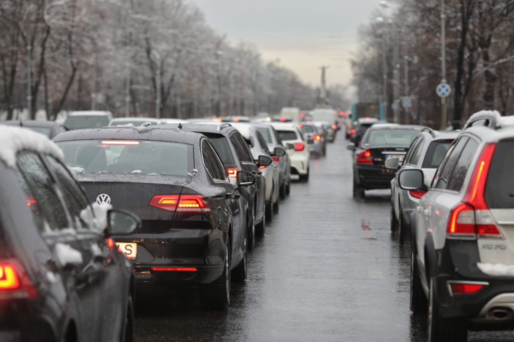Trafic intens pe Valea Prahovei