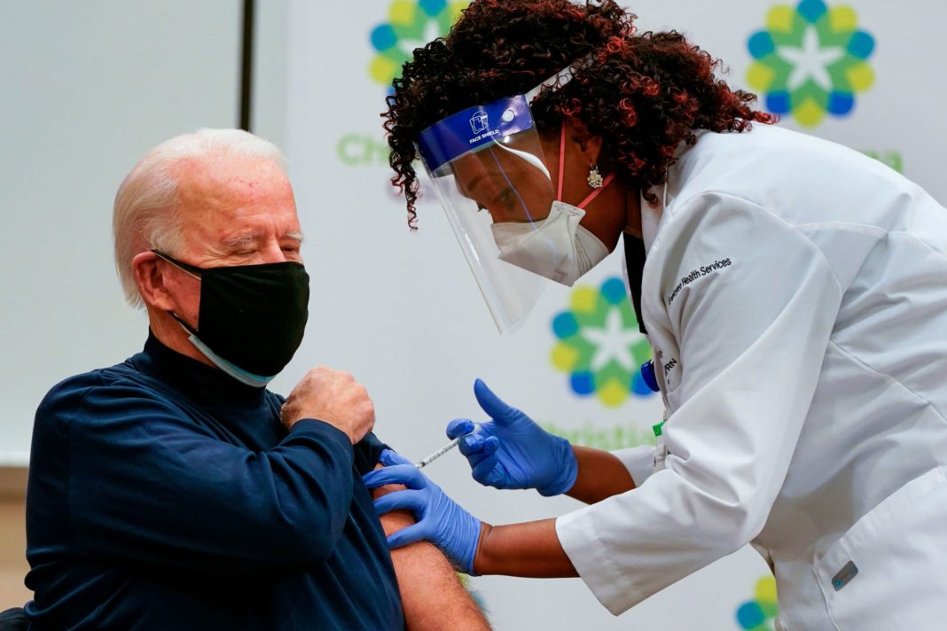 Joe Biden s-a vaccinat împogtriva noului coronavirus