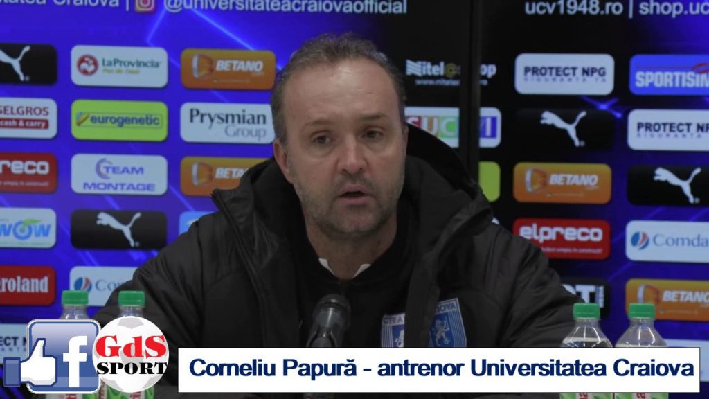 „U“ Craiova – Mediaș 3-1 | Corneliu Papură: „Am făcut un meci bun!“ (VIDEO)