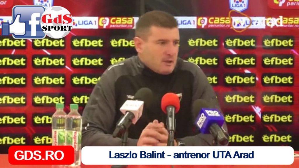 Liga 1 | Laszlo Balint: „Adversarii noștri vin setați să câștige, dar asta ne motivează și mai mult“