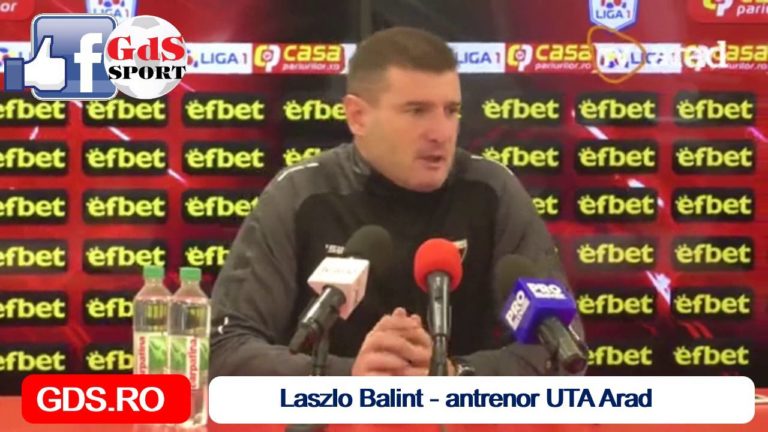 Liga 1 | Laszlo Balint: „Adversarii noștri vin setați să câștige, dar asta ne motivează și mai mult“