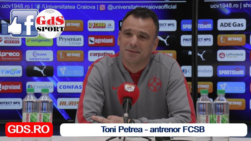 „U“ Craiova – FCSB 0-2 | Toni Petrea: „Puteam să marcăm de mai multe ori“