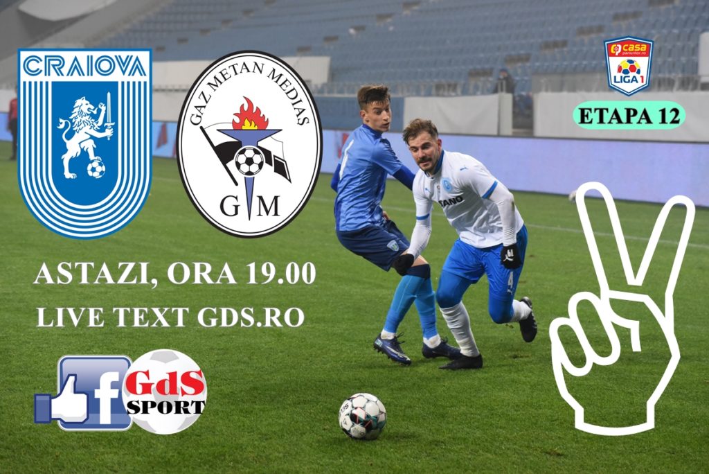 „U“ Craiova – Gaz Metan, live scor, ora 19.00. „Leii“ nu trebuie să mai facă pași greșiti!