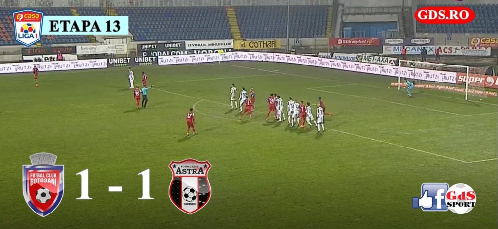 Liga 1 | Astra lui Eugen Neagoe a scos un punct și la Botoșani