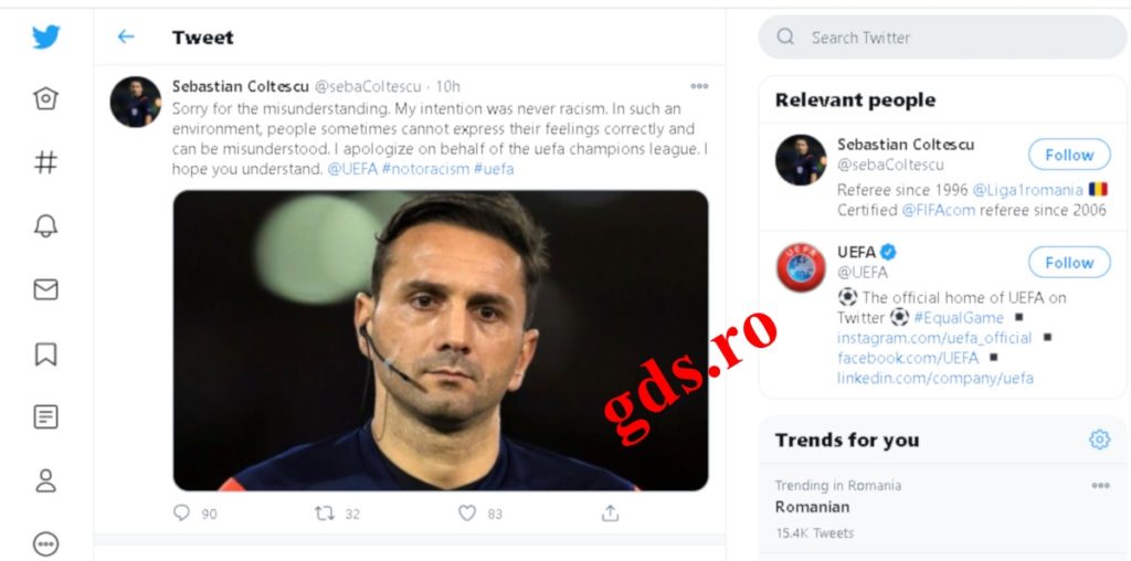 Ovidiu Haţegan şi Sebastian Colţescu regretă incidentul de pe „Parc des Princes“