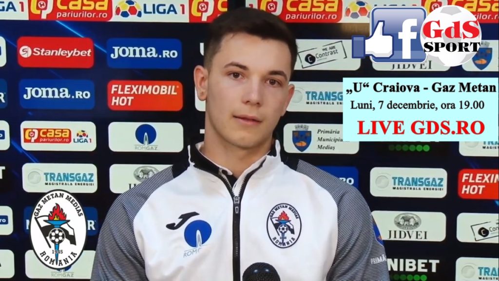 „U“ Craiova – Mediaș | Luis Nițu: „Dacă aș marca ar fi un sentiment frumos“