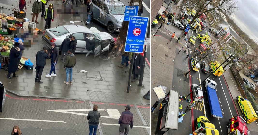Cinci persoane au fost rănite după ce o mașină a intrat în grupul de pietoni aflat în Stamford Hill