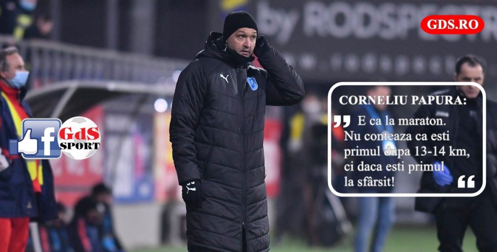 UTA – „U“ Craiova 1-2 | Corneliu Papură: „Nu contează că ești primul după 13-14 km“
