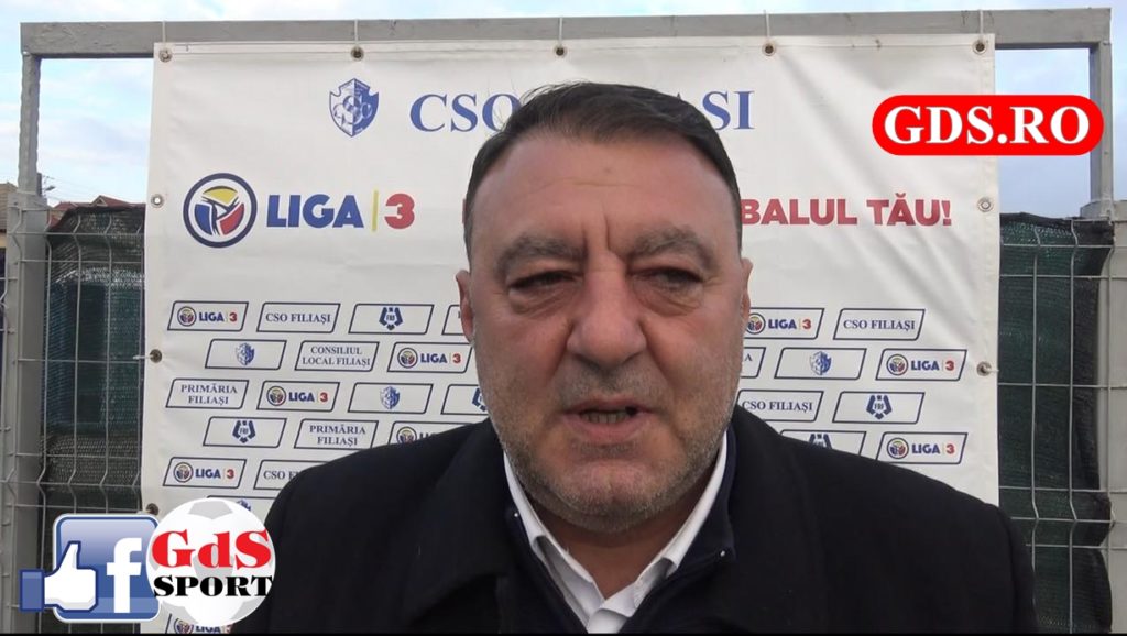 CSO Filiași | Florin Spânu: „Felicit jucătorii și staff-ul tehnic pentru poziția din clasament!“