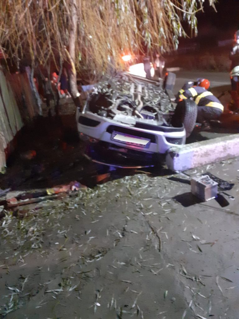 Mehedinți: Accident cu o victimă în Izvoru Bârzii