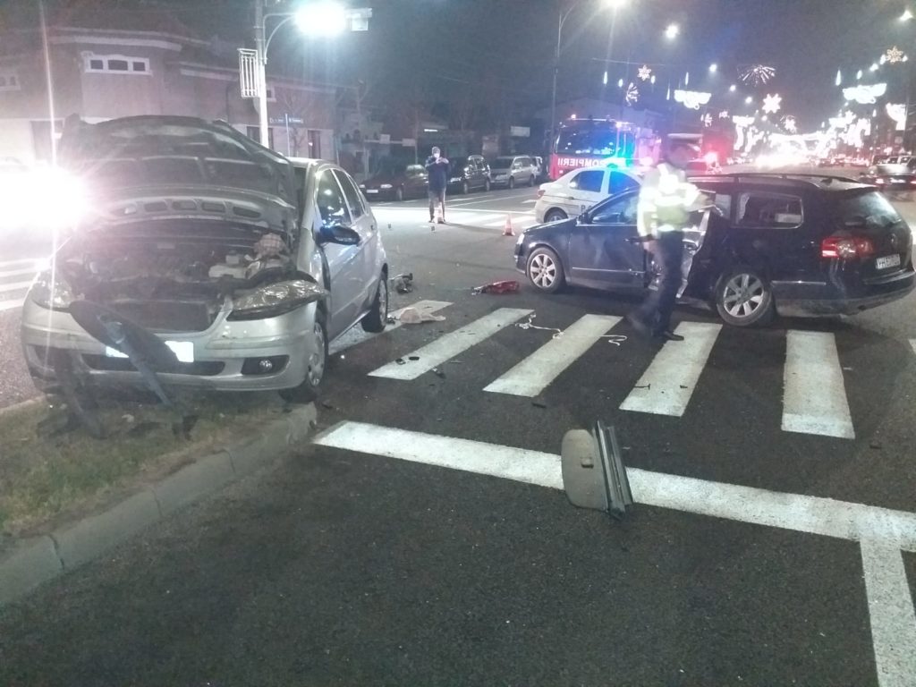 Accident cu patru victime în Drobeta Turnu Severin