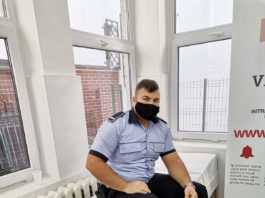 Polițiștii din Turceni au donat sânge