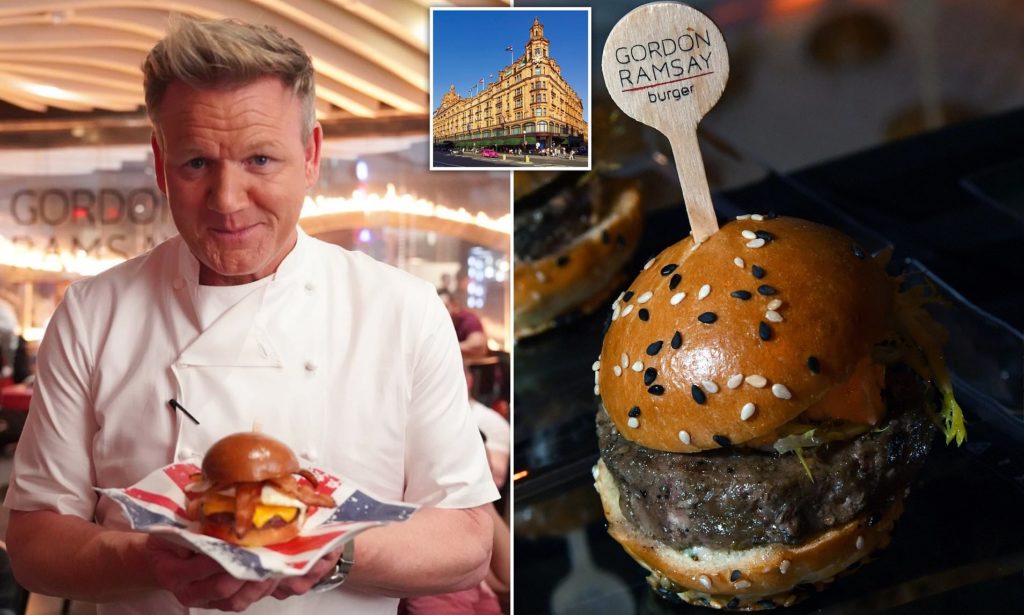 Restaurantul din Londra al lui Gordon Ramsay va avea în meniu un burger de 106 dolari