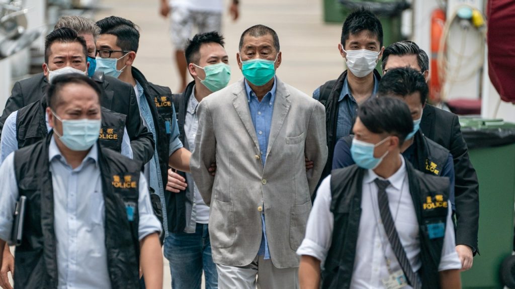 Magnatul media hongkongonez Jimmy Lai, eliberat pe cauțiune