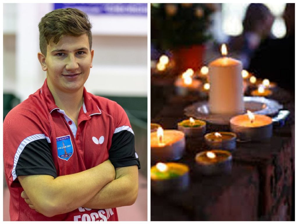Tânărul campion balcanic la tenis de masă Marius Rădoi, decedat într-un teribil accident, este regretat de colegi și prieteni
